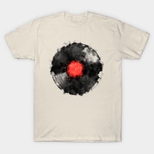 Vinyl Record Watercolor T-Shirt